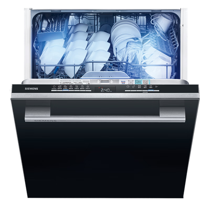 西门子（SIEMENS）黑魔镜636Ultra16套+3嵌入式洗碗机微米蒸汽洗一键单消毒单烘干智能抽湿烘干3.0 SJ43HB08KC