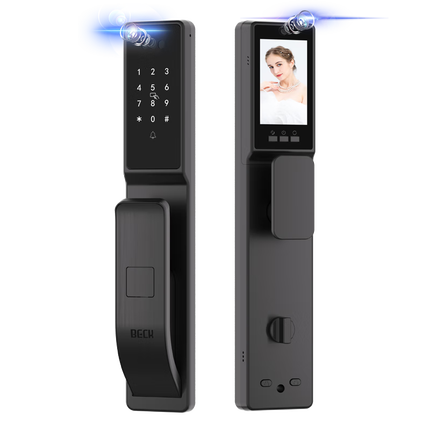 BECK博克BECK博克指纹锁智能门锁密码锁电子锁人脸识别双摄猫眼V6P-plus