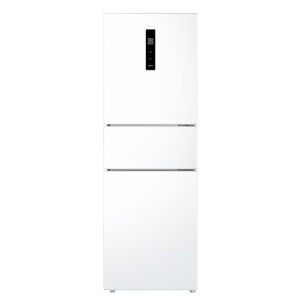 美的（Midea）三门251家用小冰箱小型三开门风冷无霜变频一级能效净味节能宿舍租房多门以旧换新MR-251WTPE