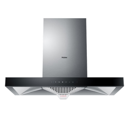 海尔（Haier）抽油烟机 顶吸式油烟机大吸力家用 升级21.5风量大吸力 高频自清洁挥手智控 政府补贴20%油烟机T11