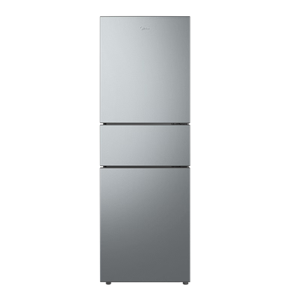 美的（Midea）三门235家用小户型冰箱三开门风冷无霜变频以旧换新保鲜租房不占地电冰箱BCD-235WTPM(E)