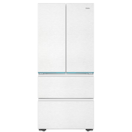 海尔（Haier）【山茶花系列】485升全空间保鲜594mm专业超薄零嵌法式多门电冰箱BCD-485WGHFD1BWLU1国家补贴20%