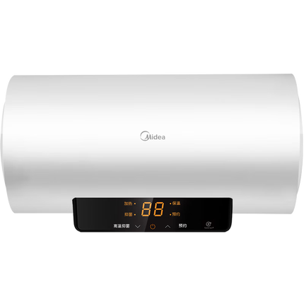 美的（Midea）储水式电热水器家用洗澡60升家电国家补贴2200W速热一级能效节能安全防护加长防电墙F6021-X1(S)
