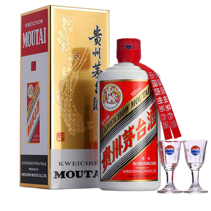 茅台（MOUTAI）飞天 53%vol  500ml 贵州茅台酒（带杯）