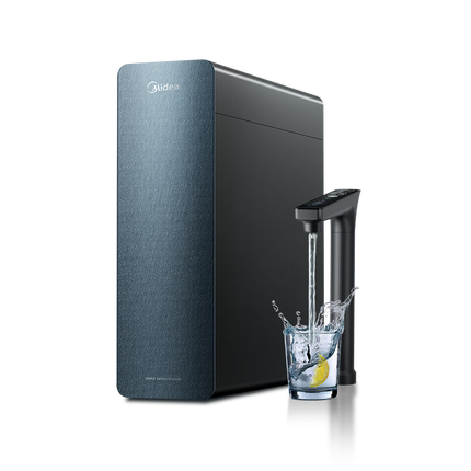 美的（Midea）家用净水机星河系列1200G PRO 6年长效陶氏RO反渗透直饮净水器厨下式净饮机 鲜活零陈水智能触控