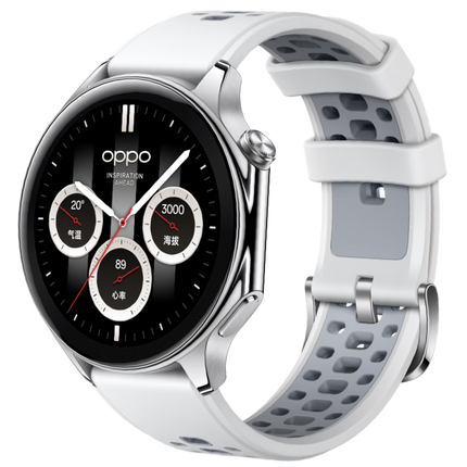 OPPO Watch X 冰川岩灰【国家补贴15%】全智能手表 运动健康手表 男女eSIM电话手表 送礼 oppo手表