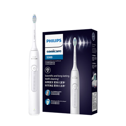 飞利浦（PHILIPS）【肖战推荐】电动牙刷钻石3系 送男生/女友 生日母亲节礼物 微泡水流 HX5181/01皓月白 国家补贴