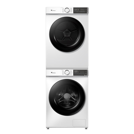 小天鹅(LittleSwan) 洗烘套装10KG热泵烘干滚筒洗衣机 水魔方1.1洗净比白色除毛絮神器 【86+35升级款】186W+135W