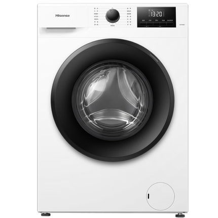 海信（Hisense）滚筒洗衣机全自动 7.5公斤健康白色小型租房家用 一级能效智能洗变频电机HG75NE1以旧换新国家补贴