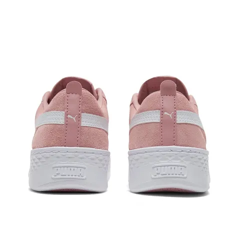 彪马（PUMA）厚底鞋绿色增高松糕鞋女款新款夏季休闲鞋PLATFORM366488 新婚粉-白 10 35.5 图片 6
