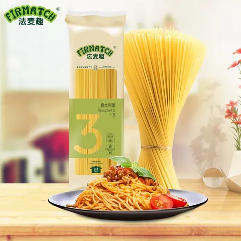 法麦趣（FIRMATCH）直条形意大利面500g意粉意面意式面条炒面挂面干拌面主食快餐早餐 图片 1