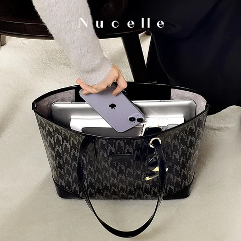 纽芝兰（NUCELLE）Angelababy同款女包2026轻奢鸭子托特包通勤单肩女士包包生日礼物 图片 6