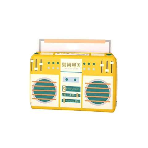 碧芭宝贝收音机BabyRadio纸尿裤新生儿宝宝尿裤尿不湿 纸尿裤S38片 图片 6