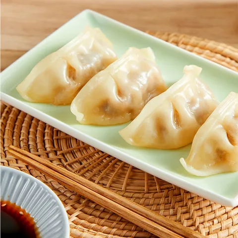 思念菌菇三鲜蒸煎饺1kg约50只 早餐饺子速食 图片 5