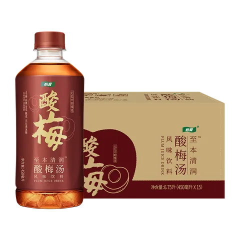 怡宝至本清润酸梅汤饮料450ml*15瓶/箱装 图片 6