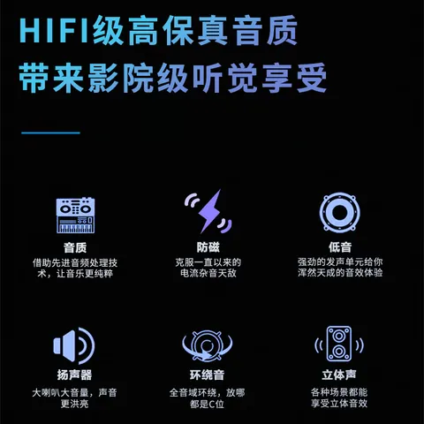 联想投资品牌异能者音响电脑音箱家用室内台式机桌面低音炮有线长条笔记本音响扩音三角洲打瓦电竞礼物 图片 9