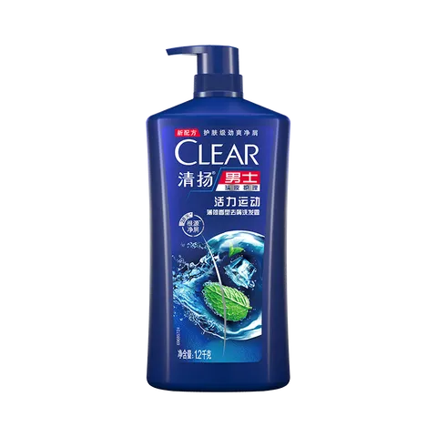 清扬（CLEAR）男士蓬松去屑洗发水1.2kg 止痒活力运动型1200g 图片 5