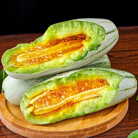 京鲜生 山东羊角蜜甜瓜 净重4.5斤起 单果300g+ 源头直发包邮 图片 6