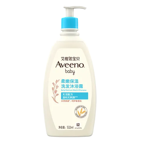 艾惟诺（Aveeno）儿童沐浴露洗发水二合一婴儿洗发水宝宝沐浴乳燕麦532ml 图片 7