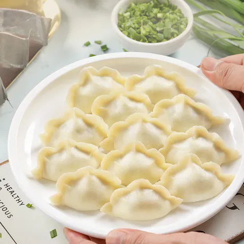 饺小歌鲅鱼水饺480g*2袋48只早餐夜宵海鲜速冻蒸煎饺子生鲜速食手工速食 图片 3