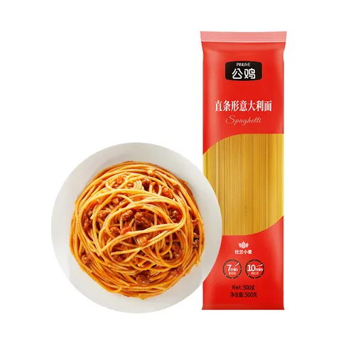 公鸡传统意面低脂直条形意大利面500g*2土耳其原装0添加意粉上班族 图片 8