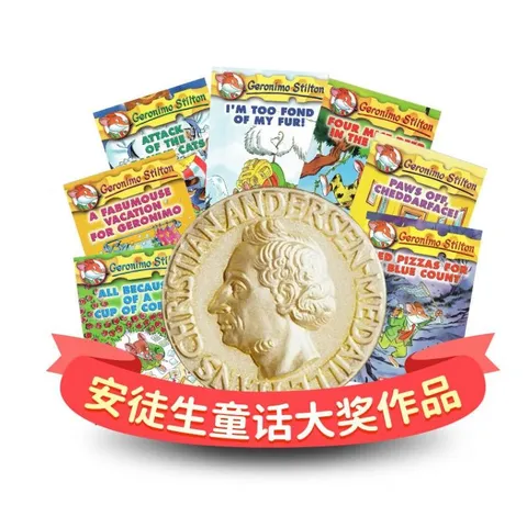 进口原版 老鼠记者 1-10册 赠音频 Geronimo Stilton 全彩插图安徒生童话大奖 英文原版 儿童探险章节桥梁书 蓝思400-700L 6-12岁美国学乐出版社  小学教辅 图片 3