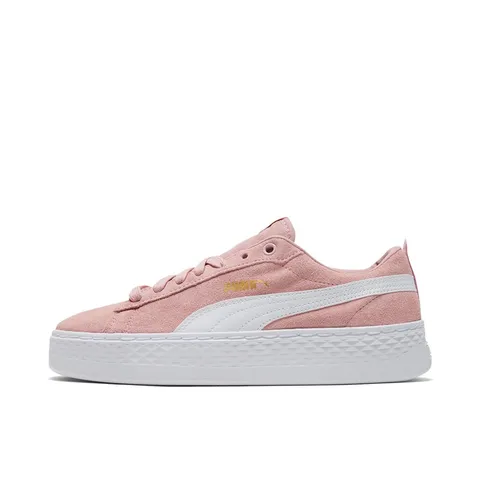 彪马（PUMA）厚底鞋绿色增高松糕鞋女款新款夏季休闲鞋PLATFORM366488 新婚粉-白 10 35.5 图片 5