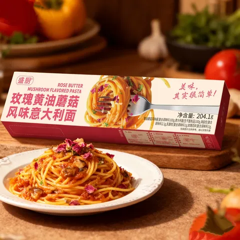 好世多风味意大利面番茄肉酱203g盒装速食即食儿童早晚餐家用餐桌必备 【番茄肉酱】风味意面 203.3g 图片 4