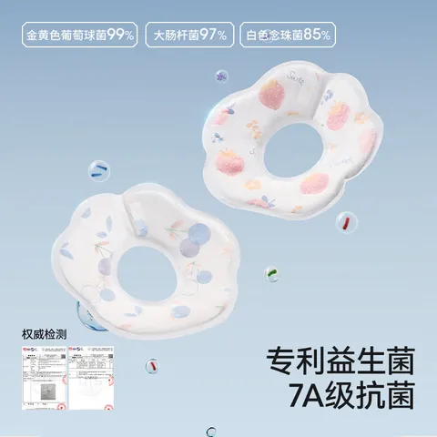 贝肽斯一次性口水巾婴儿围嘴新生口水围兜男女宝宝防水防吐奶神器 【超柔瞬吸升级益生菌】草莓20片 M码 图片 3