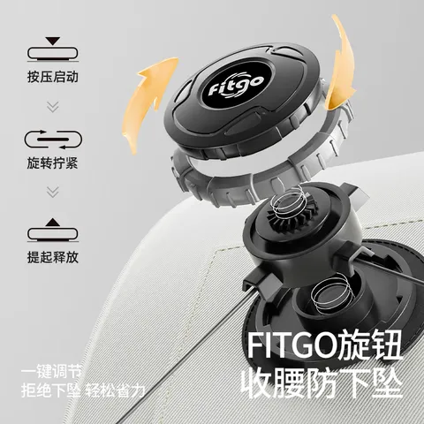 贝肽斯腰凳婴儿背带前抱式宝宝外出四防合一轻便旋钮抱娃神器四季通用 流光溢彩【四防合一】 图片 3