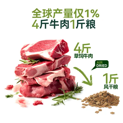 ZEAL风干猫粮960g牛肉口味袋装新西兰原装进口宠物食品成猫幼猫粮零食 图片 2