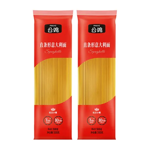 公鸡传统意面低脂直条形意大利面500g*2土耳其原装0添加意粉上班族 图片 7