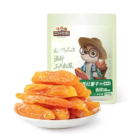 三只松鼠倒蒸红薯干500g 番薯蜜薯蜜饯果干代餐低脂零食小吃休闲食品 图片 6