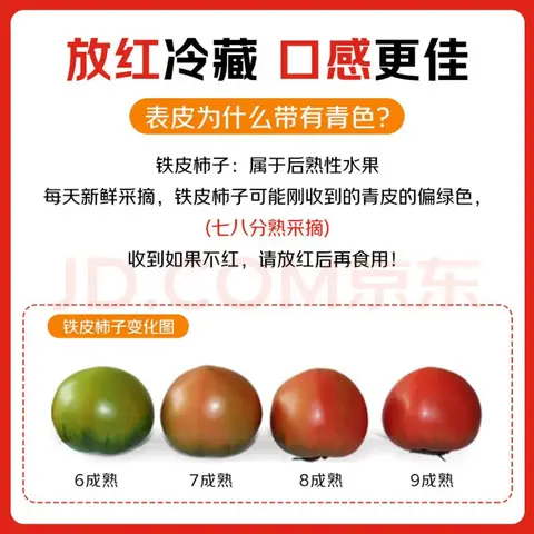 京鲜生 丹东碱地铁皮西红柿净重3斤单果50g+ 酸甜草莓番茄水果源头直发 图片 2