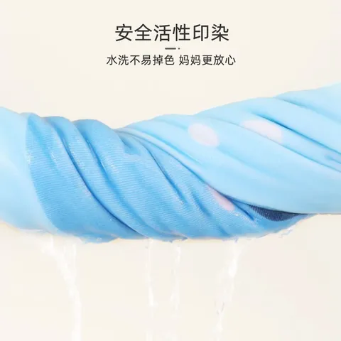 9i9儿童浴袍夏宝宝浴巾连帽斗篷游泳浴室沙滩防走光吸水粉色120*60cm 图片 8