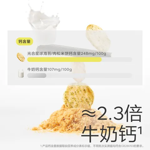 光合星球高钙海苔鲜脆米饼-30g 图片 5