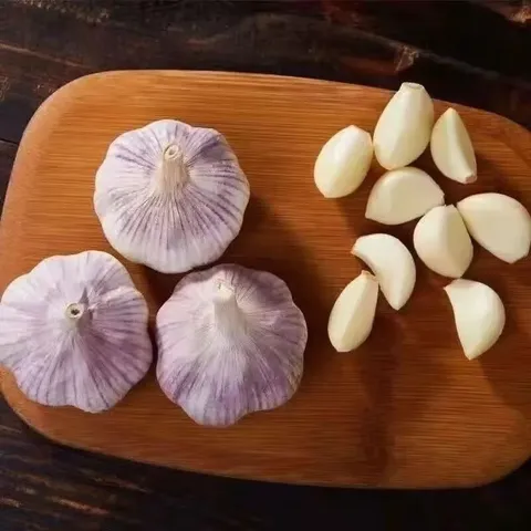 京鲜生河南杞县大蒜带皮新鲜干蒜净重2斤 单果4.5-5cm 源头直发包邮 图片 5