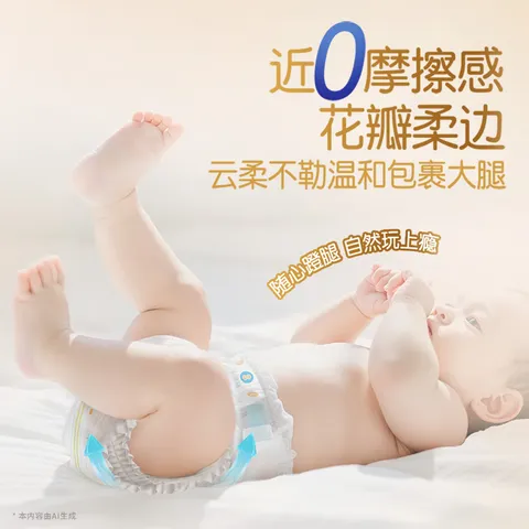 大王光之羽 环贴式婴儿纸尿裤NB3片(≤5kg)尿不湿 超薄透气 试用装 图片 3
