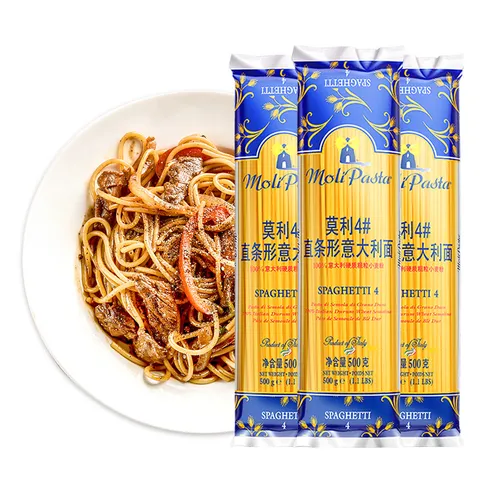 莫利 意大利进口意大利面500g*3袋 低脂轻食直条意面面条 减脂餐 图片 8