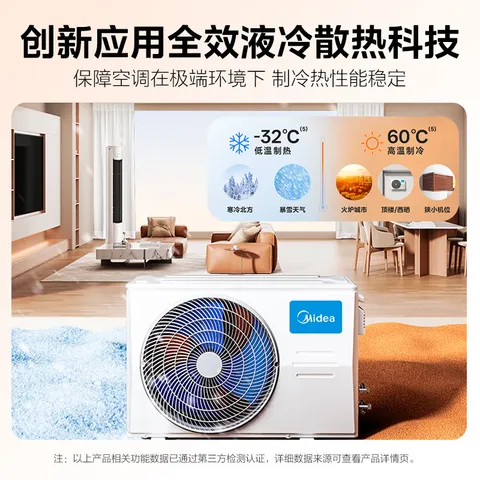 美的空调柜机 智行Ⅱ 新一级能效 智能变频冷暖 家电国家补贴 家用立式客厅空调 大3匹 一级能效智行Ⅱ 广角送风 图片 5