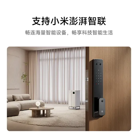 小米【价保618】智能门锁2大屏猫眼版 指纹猫眼可视密码锁电子锁 图片 8