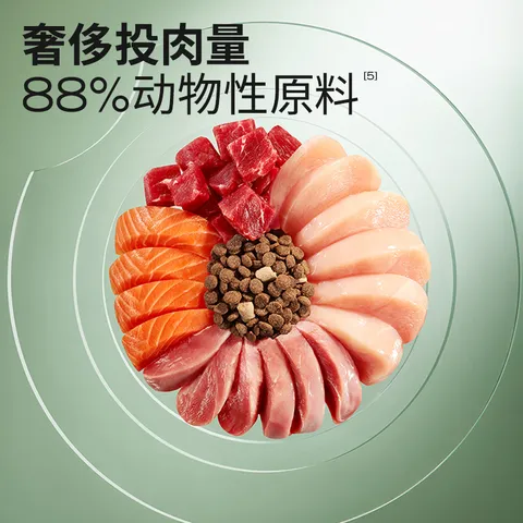 高爷家全价益生菌3.0猫粮 成猫猫粮 高肉含量冻干猫粮 益生菌3.0 1.5kg*3包+150g试吃 图片 4