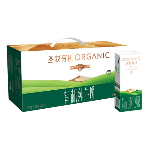 圣牧 有机纯牛奶 200ml*24