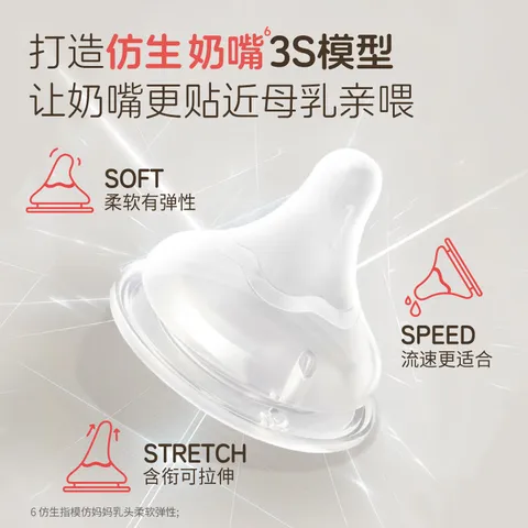 贝亲（Pigeon）玻璃奶瓶婴儿宽口径彩绘奶瓶 企鹅冒险(玻璃 160ml 0-1月 SS号奶嘴) 图片 4