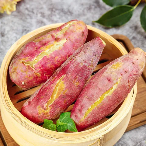 京觅 陕西临潼板栗红薯 净重4斤单果50g+小果 新鲜蔬菜 源头直发 图片 4