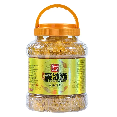 寻一尚品云南优级黄冰糖1500克*1罐 多晶体小颗粒老冰糖泡酒煲汤做菜调味 图片 8