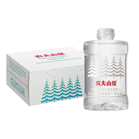 农夫山泉 饮用水 饮用天然水(适合婴幼儿) 1L*12瓶 整箱装 图片 1