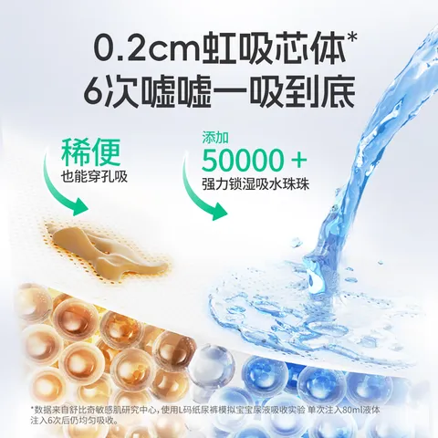 舒比奇（Suitsky）【社群专属】维E敏感肌纸尿裤婴儿尿不湿干爽超薄柔软透气拉拉裤 拉拉裤XL32片12-17kg 图片 5