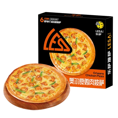 乐萨披萨7英寸加热即食家用商用早餐披萨空气炸锅单片净重180g 1培根+1肉多多+1芝士玉米+1烤鸡肉+1黑椒牛肉 图片 7