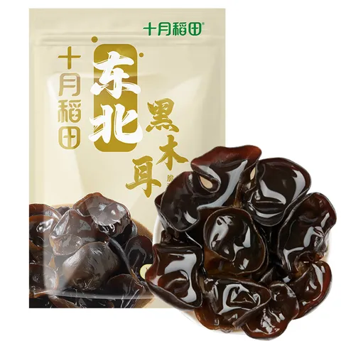 十月稻田 东北黑木耳 500g 干木耳 黑龙江东宁特产 肉厚无根 火锅煲汤炒菜 图片 7